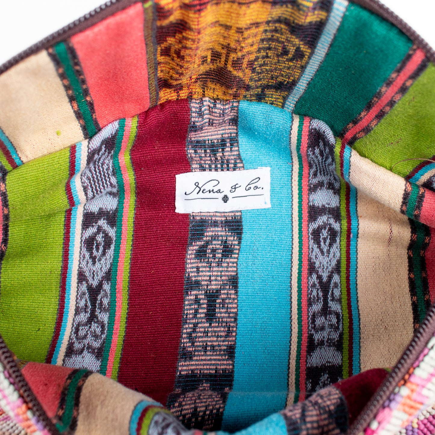 EL DON MANNY PACK WITH JADE - OOAK HUIPIL - CAFE - NO. 16722
