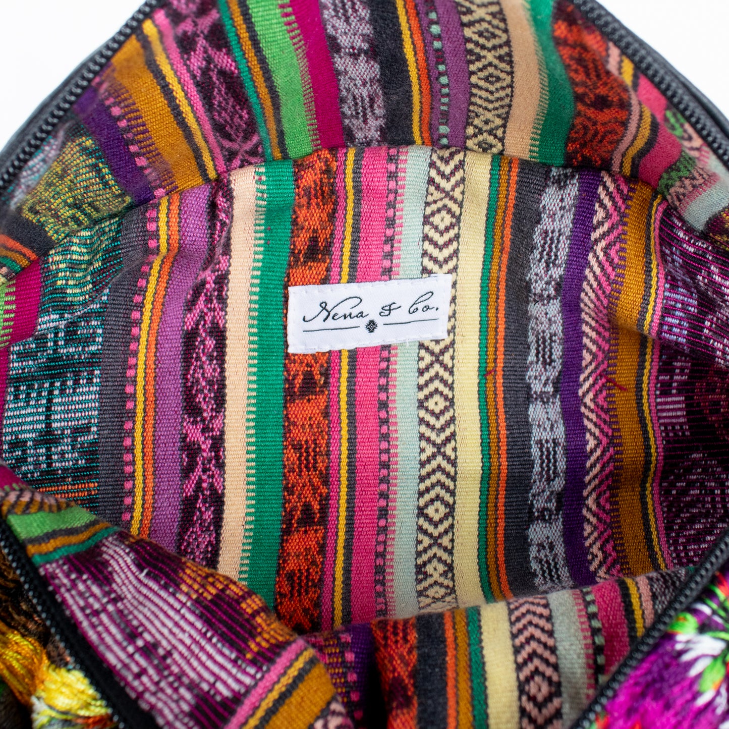 EL DON MANNY PACK WITH JADE - OOAK HUIPIL - BLACK - NO. 16723