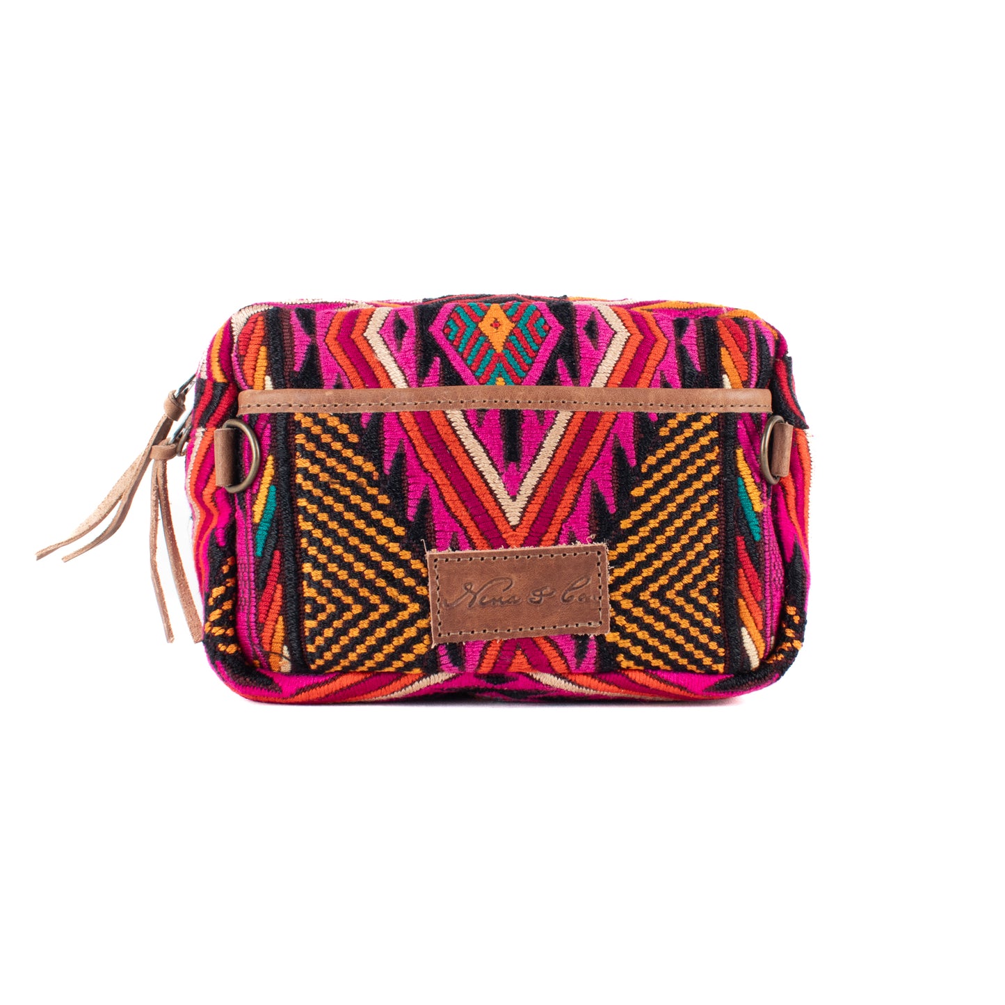 WANDER CROSSBODY BAG + STRAP SET - OOAK HUIPIL & CORTE - FAWN - NO. 16735