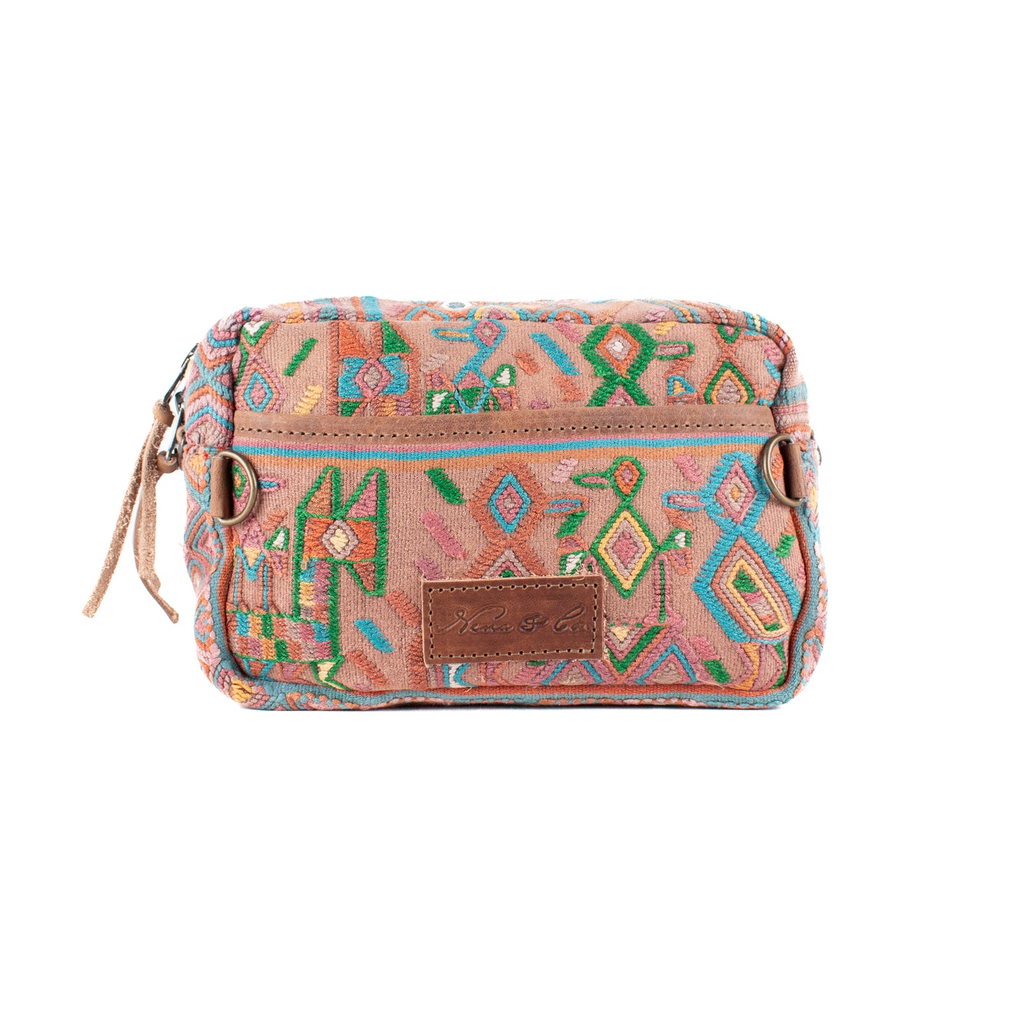 WANDER CROSSBODY BAG + STRAP SET - OOAK HUIPIL & CORTE - FAWN - NO. 16738