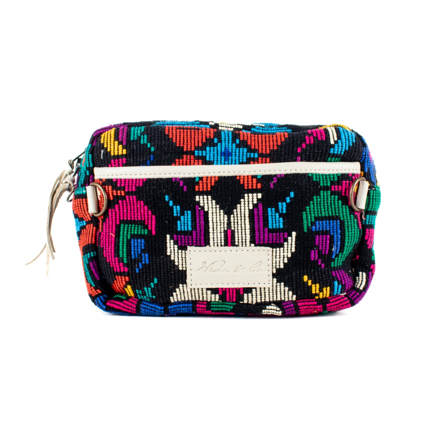 WANDER CROSSBODY BAG + STRAP SET - OOAK HUIPIL - BONE - NO. 16748