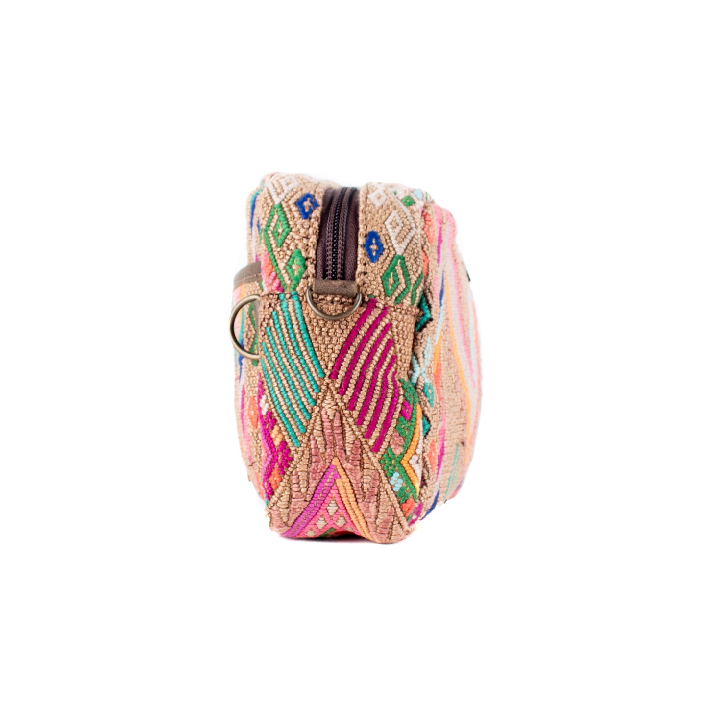 WANDER CROSSBODY BAG + STRAP SET - OOAK HUIPIL - FOSSIL - NO. 16749