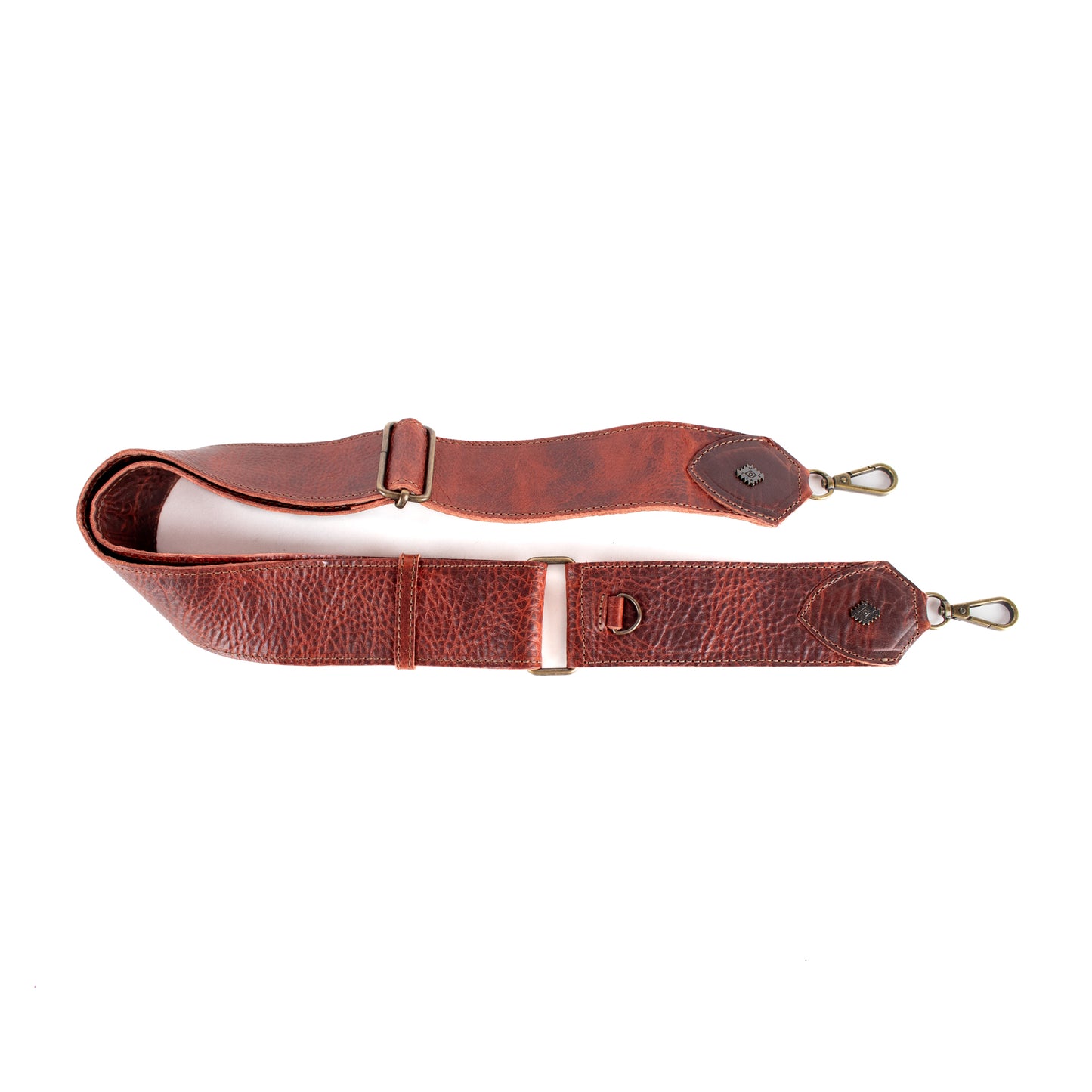 WANDER CROSSBODY BAG + STRAP SET - OOAK HUIPIL - COPPER - NO. 16752