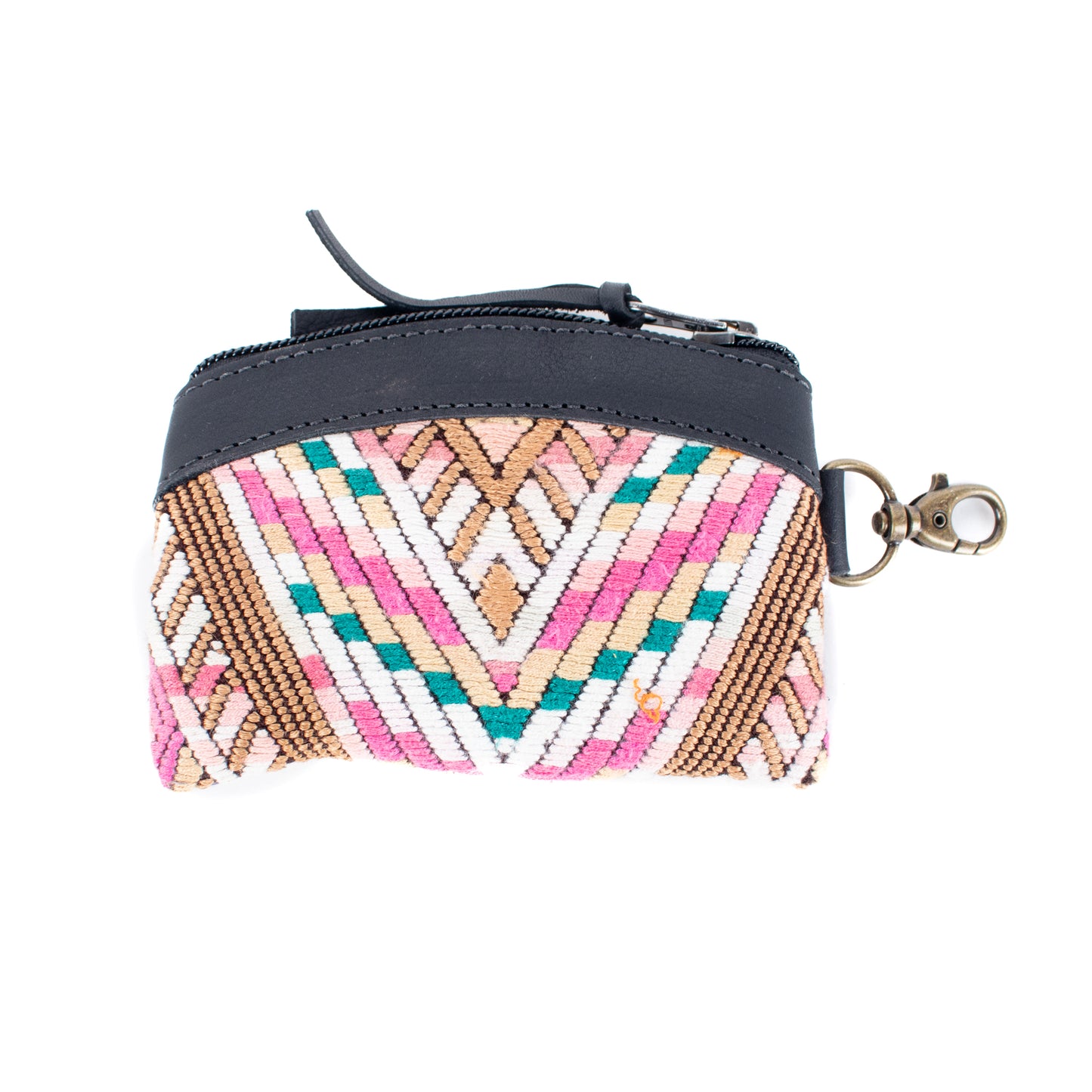 COIN PURSE - OOAK HUIPIL - BLACK - NO. 16914