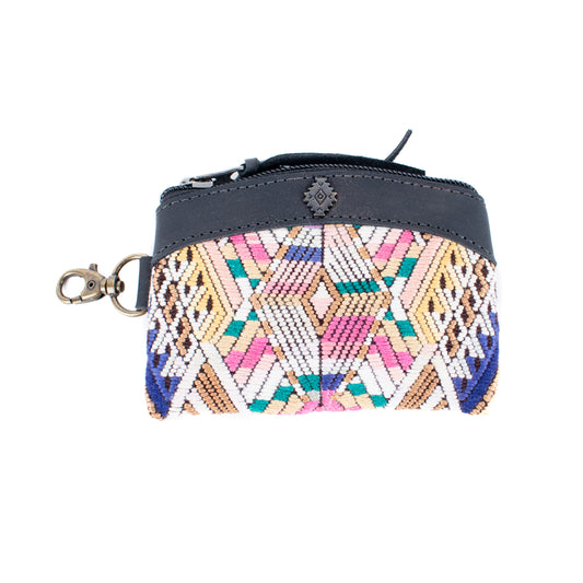 COIN PURSE - OOAK HUIPIL - BLACK - NO. 16914