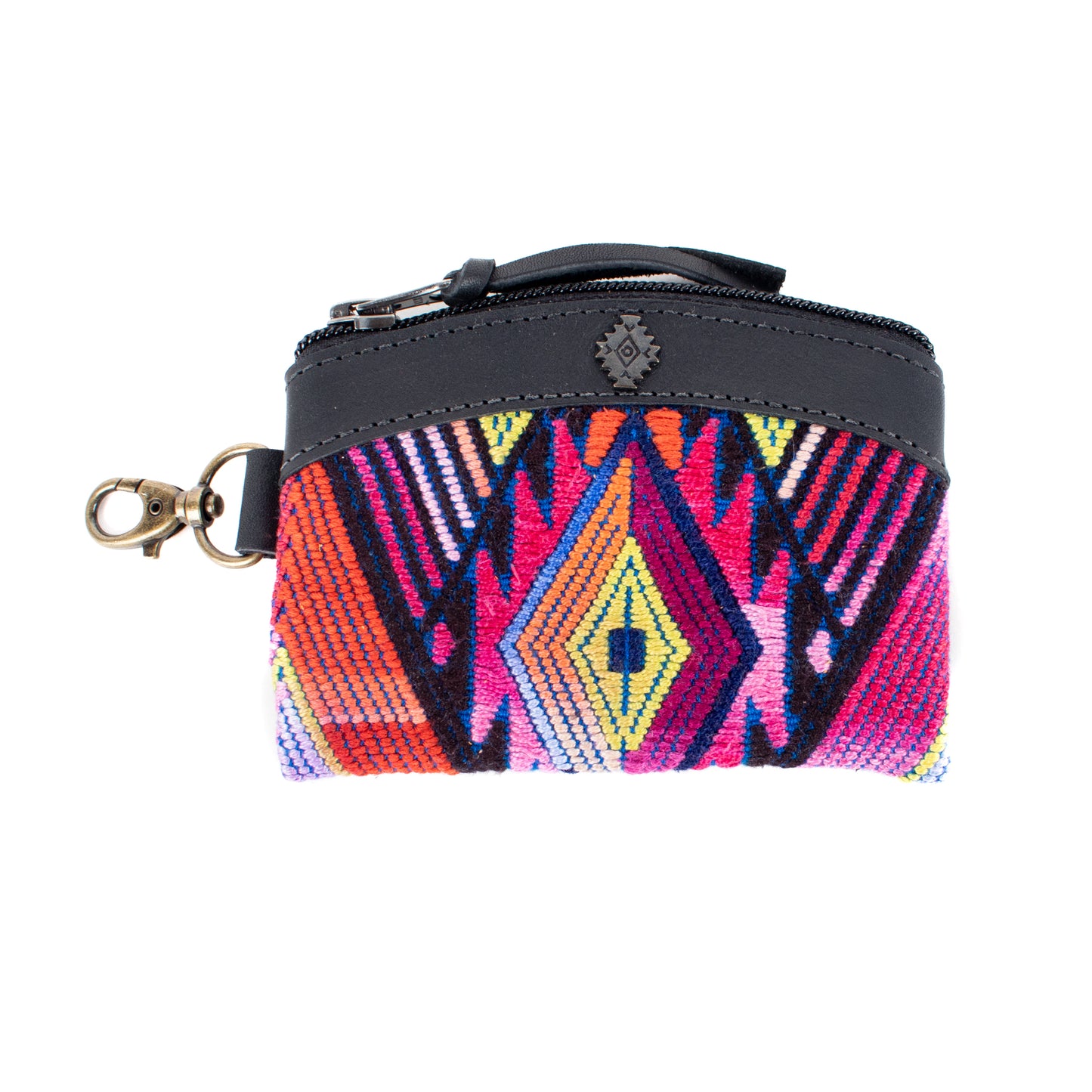 COIN PURSE - OOAK HUIPIL - BLACK - NO. 16917