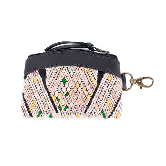 COIN PURSE - OOAK HUIPIL - BLACK - NO. 16921