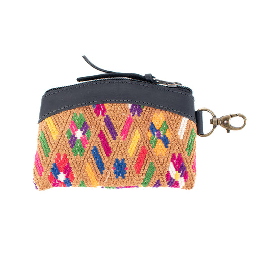 COIN PURSE - OOAK HUIPIL - BLACK - NO. 16922