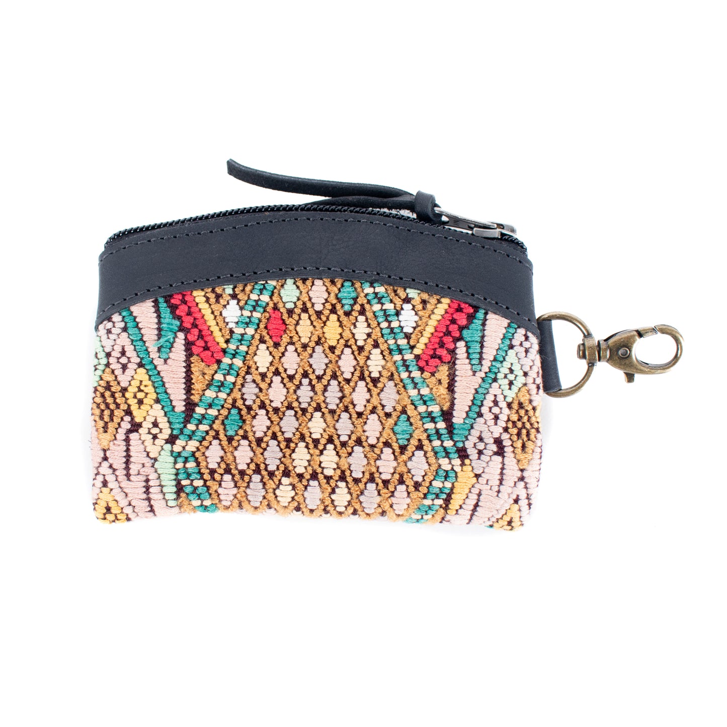 COIN PURSE - OOAK HUIPIL - BLACK - NO. 16923