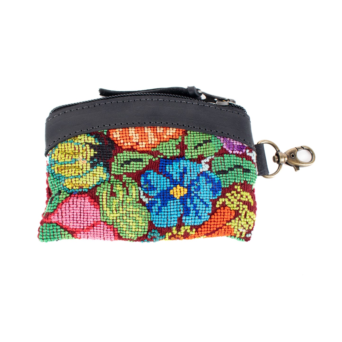 COIN PURSE - OOAK HUIPIL - BLACK - NO. 16924