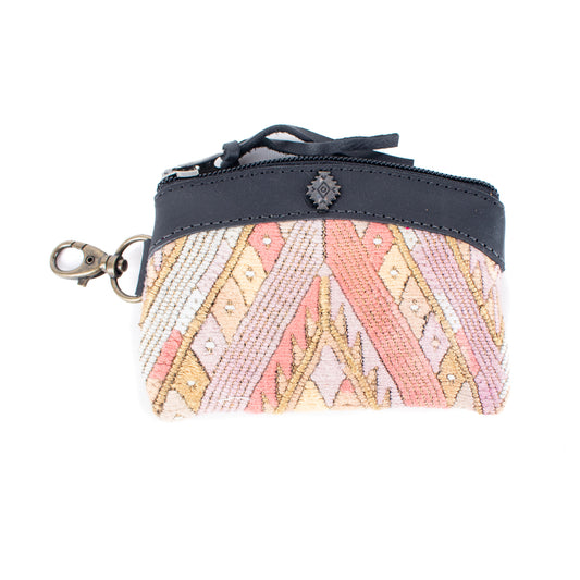 COIN PURSE - OOAK HUIPIL - BLACK - NO. 16925