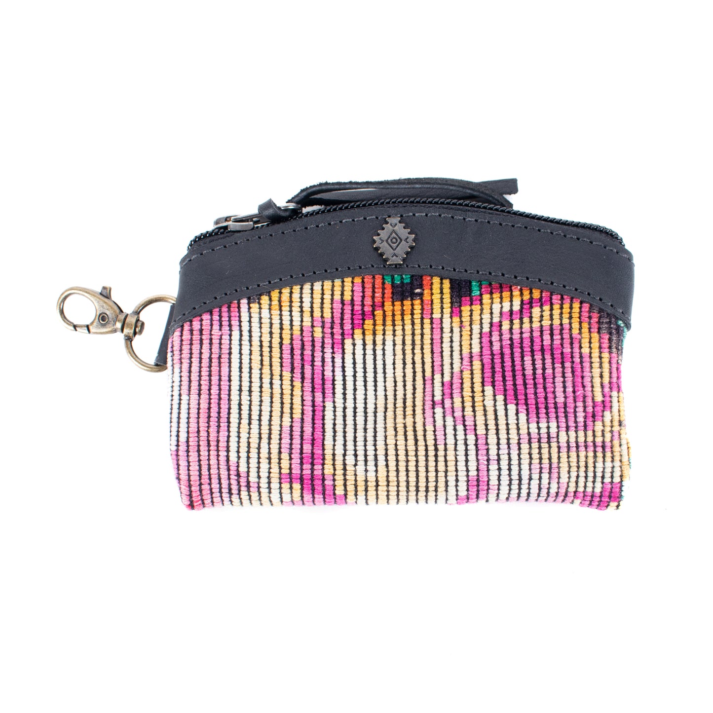 COIN PURSE - OOAK HUIPIL - BLACK - NO. 16926
