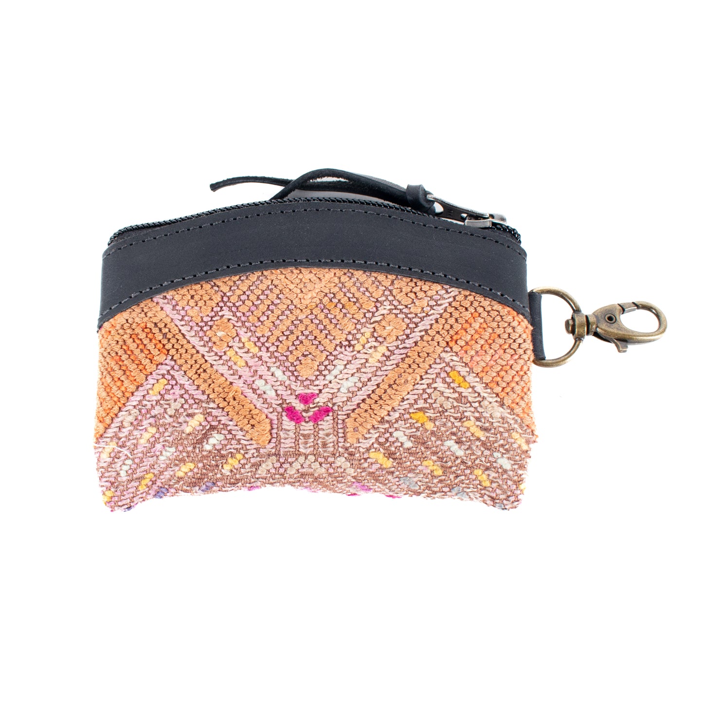 COIN PURSE - OOAK HUIPIL - BLACK - NO. 16927