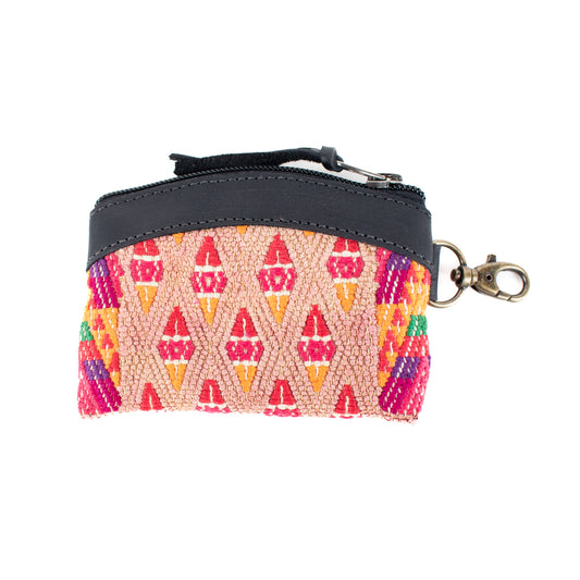 COIN PURSE - OOAK HUIPIL - BLACK - NO. 16928