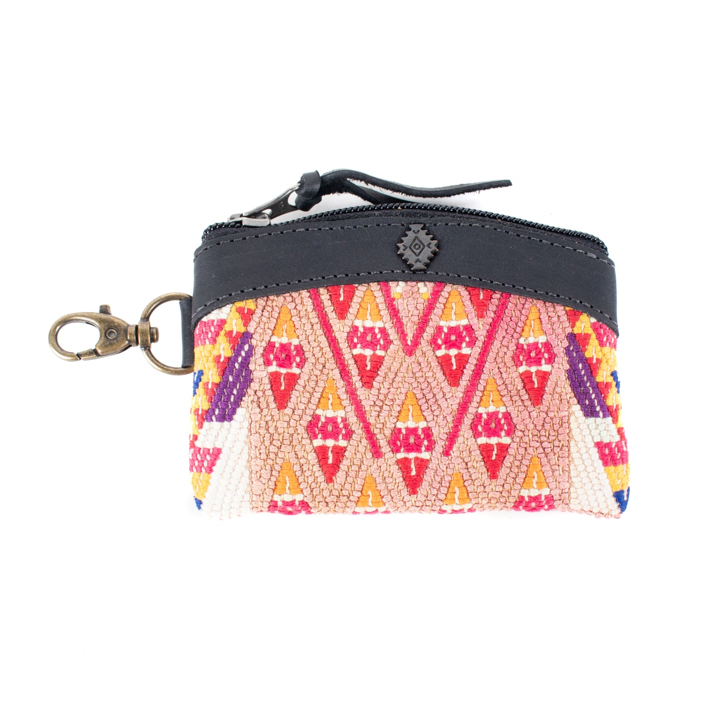 COIN PURSE - OOAK HUIPIL - BLACK - NO. 16928