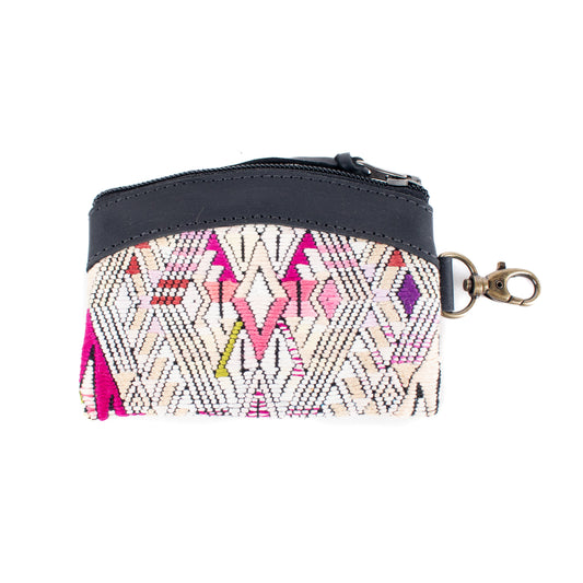 COIN PURSE - OOAK HUIPIL - BLACK - NO. 16931