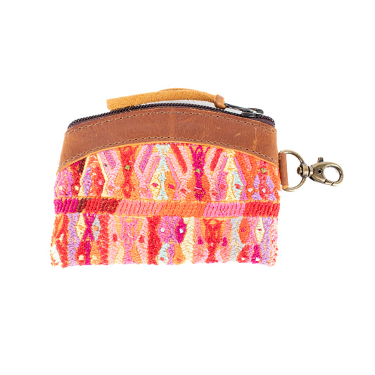 COIN PURSE - OOAK HUIPIL - CAFE - NO. 16934