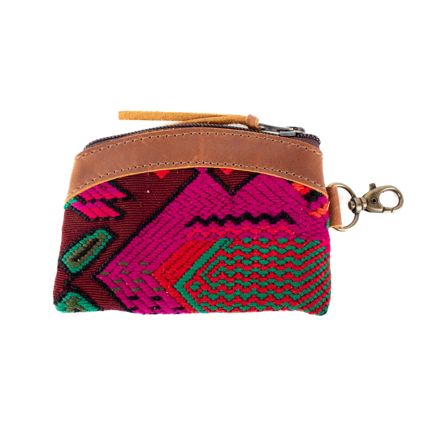 COIN PURSE - OOAK HUIPIL - CAFE - NO. 16935