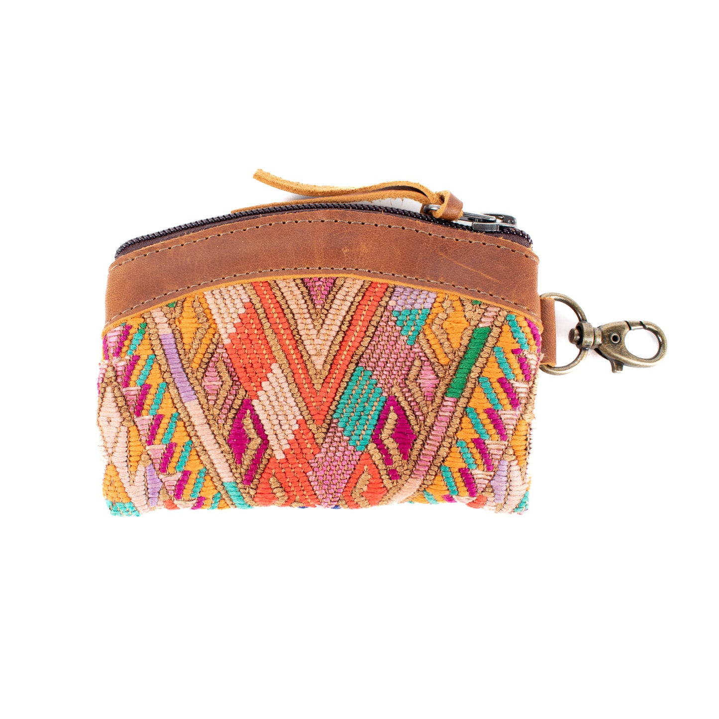COIN PURSE - OOAK HUIPIL - CAFE - NO. 16937