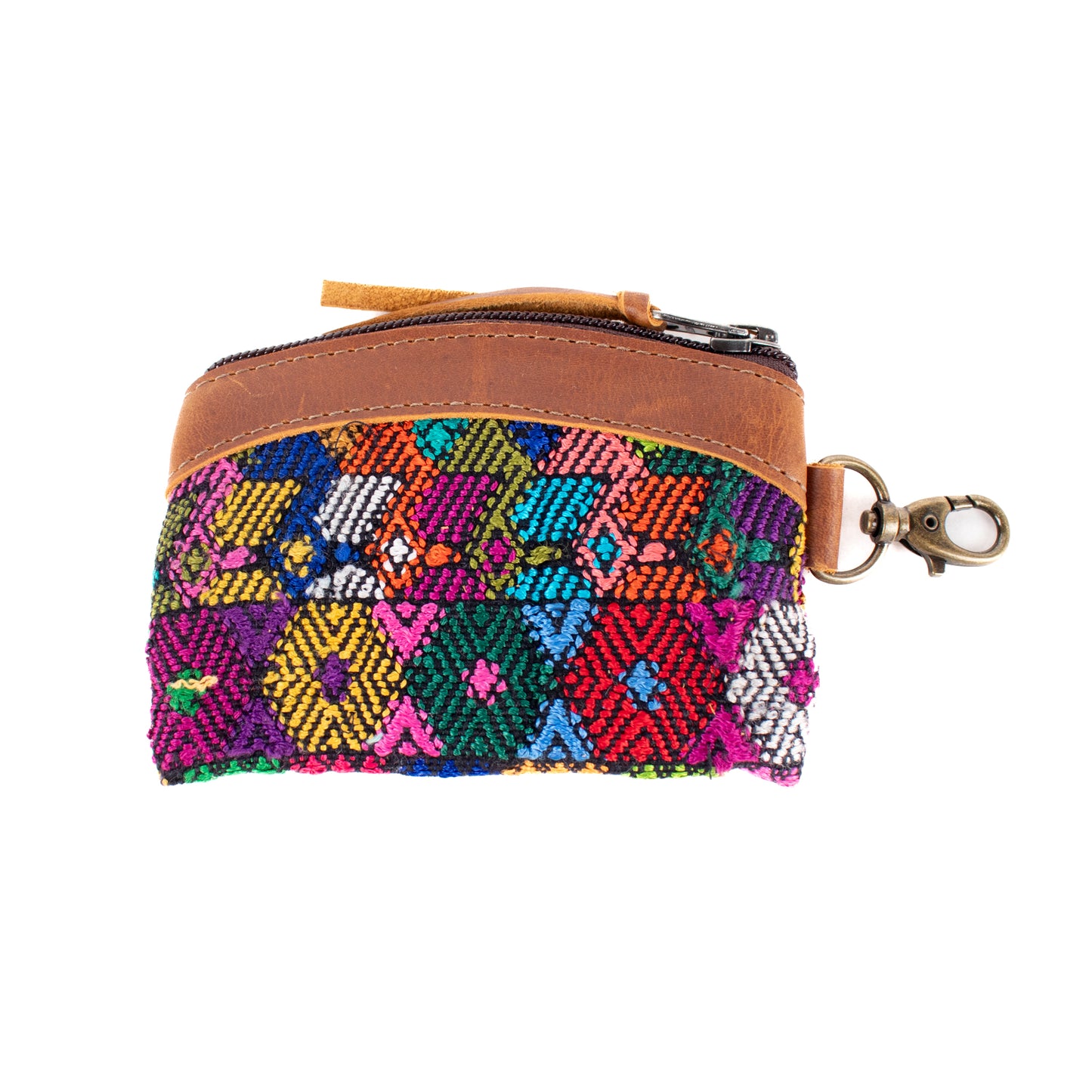 COIN PURSE - OOAK HUIPIL - CAFE - NO. 16938