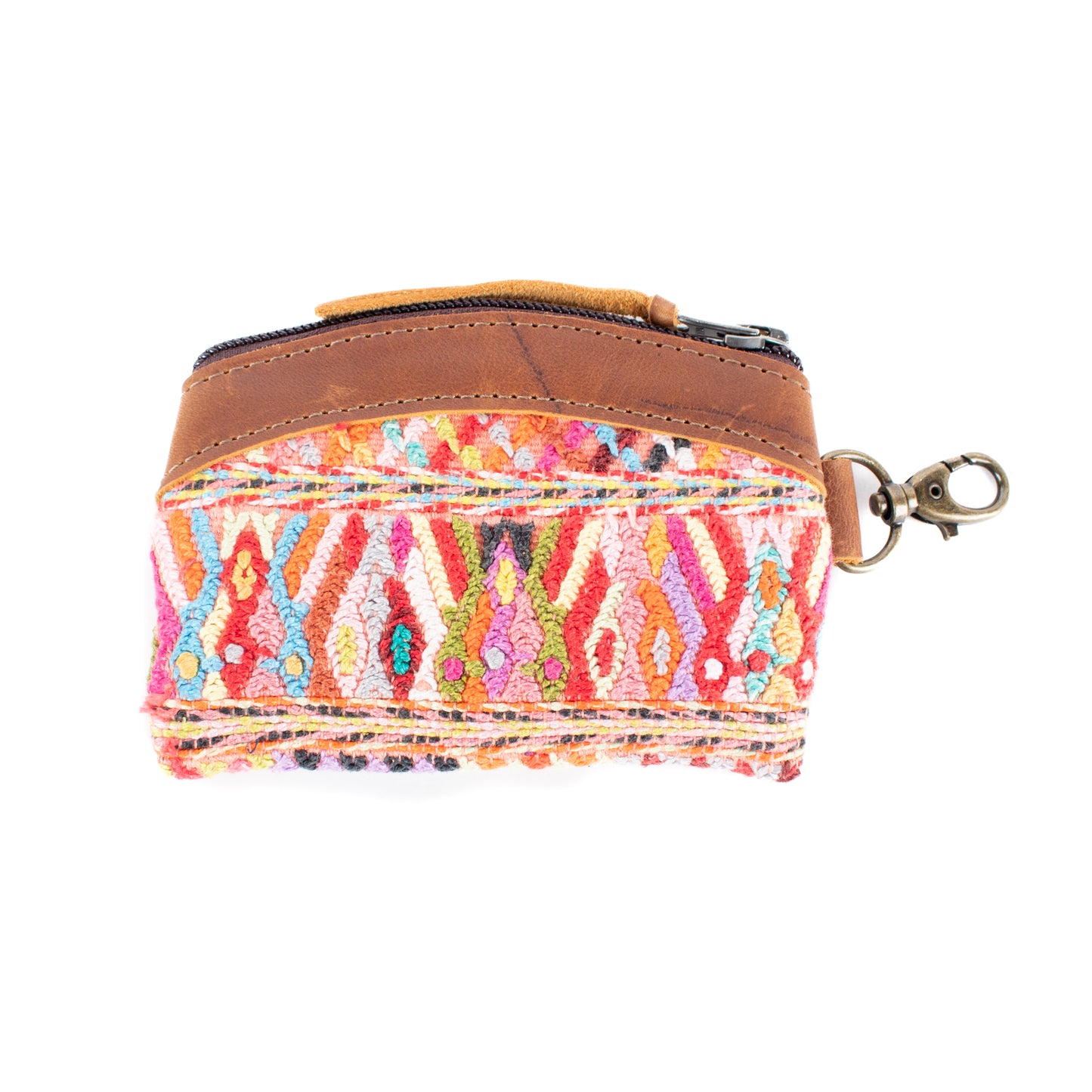 COIN PURSE - OOAK HUIPIL - CAFE - NO. 16943