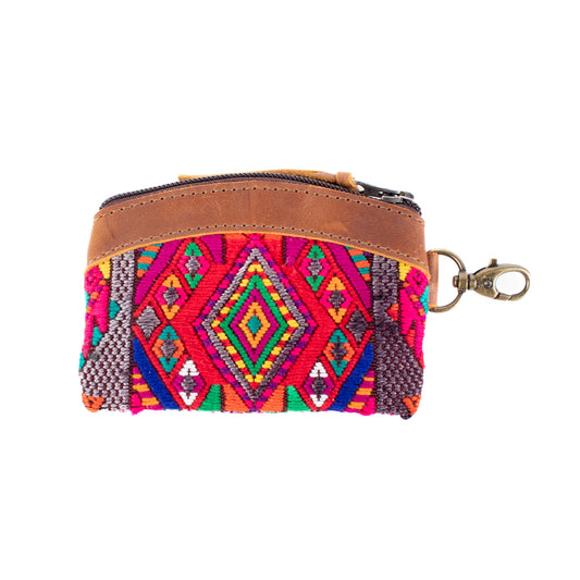 COIN PURSE - OOAK HUIPIL - CAFE - NO. 16946