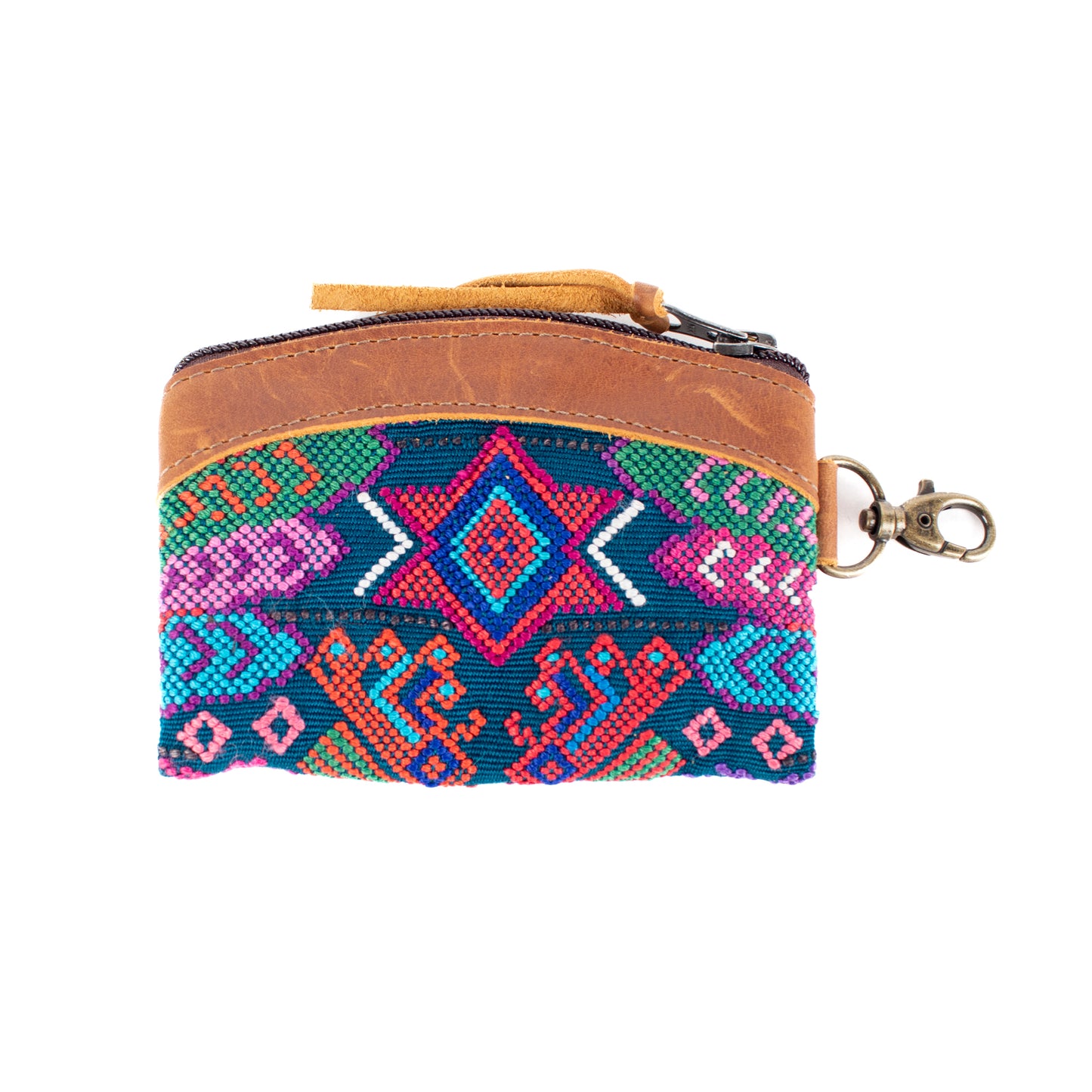 COIN PURSE - OOAK HUIPIL - CAFE - NO. 16948