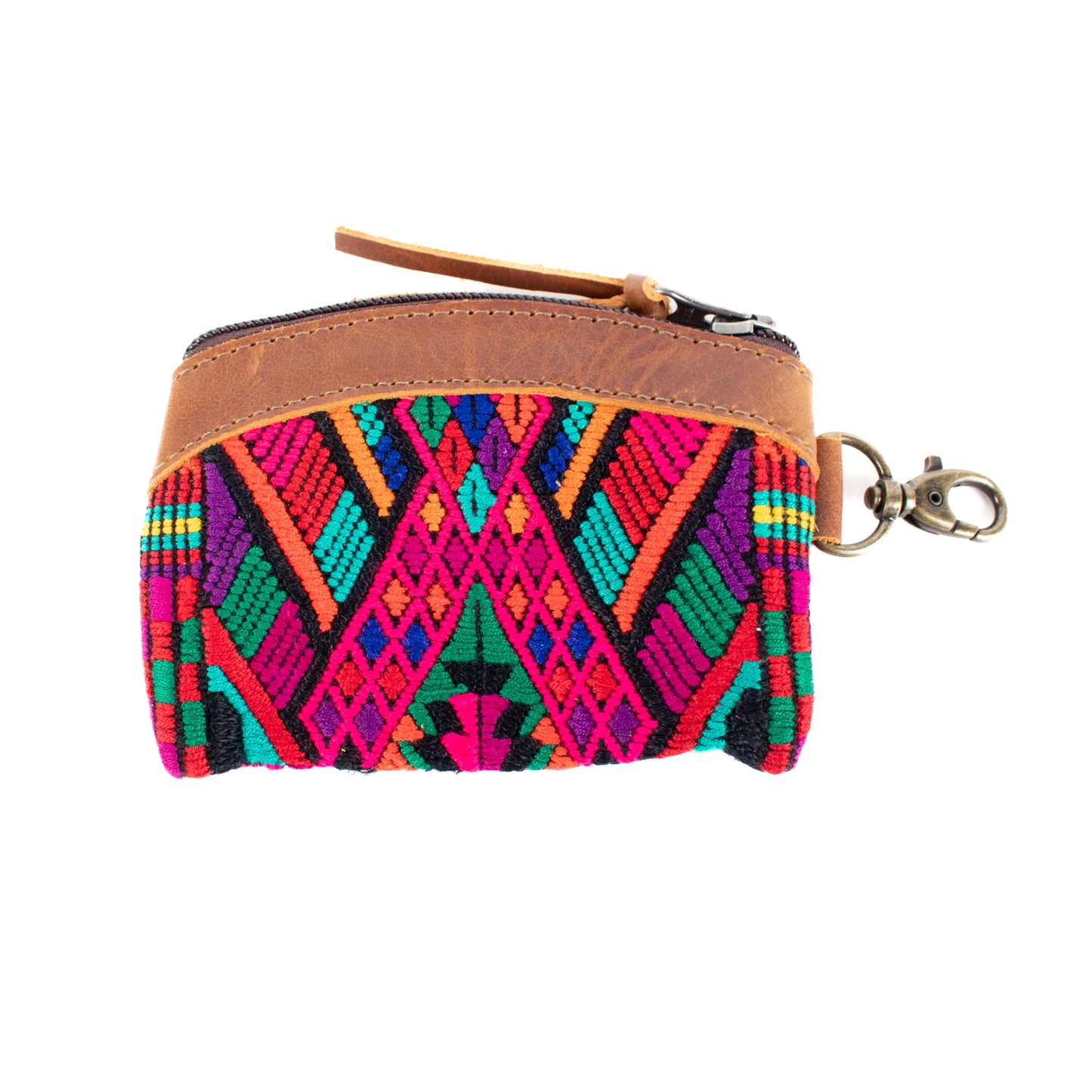 COIN PURSE - OOAK HUIPIL - CAFE - NO. 16951