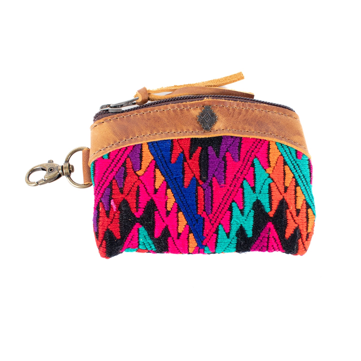 COIN PURSE - OOAK HUIPIL - CAFE - NO. 16951