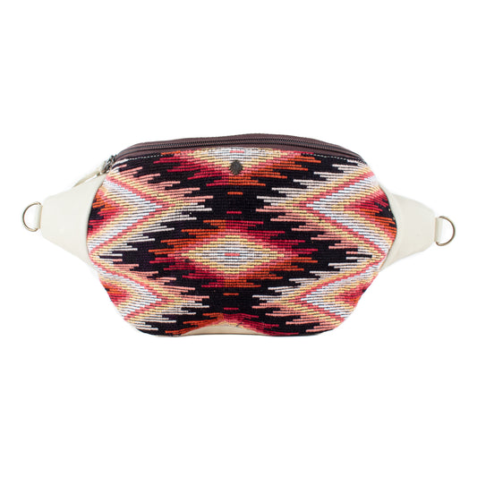 EL DON MANNY PACK - OOAK HUIPIL - BONE - NO. 17030