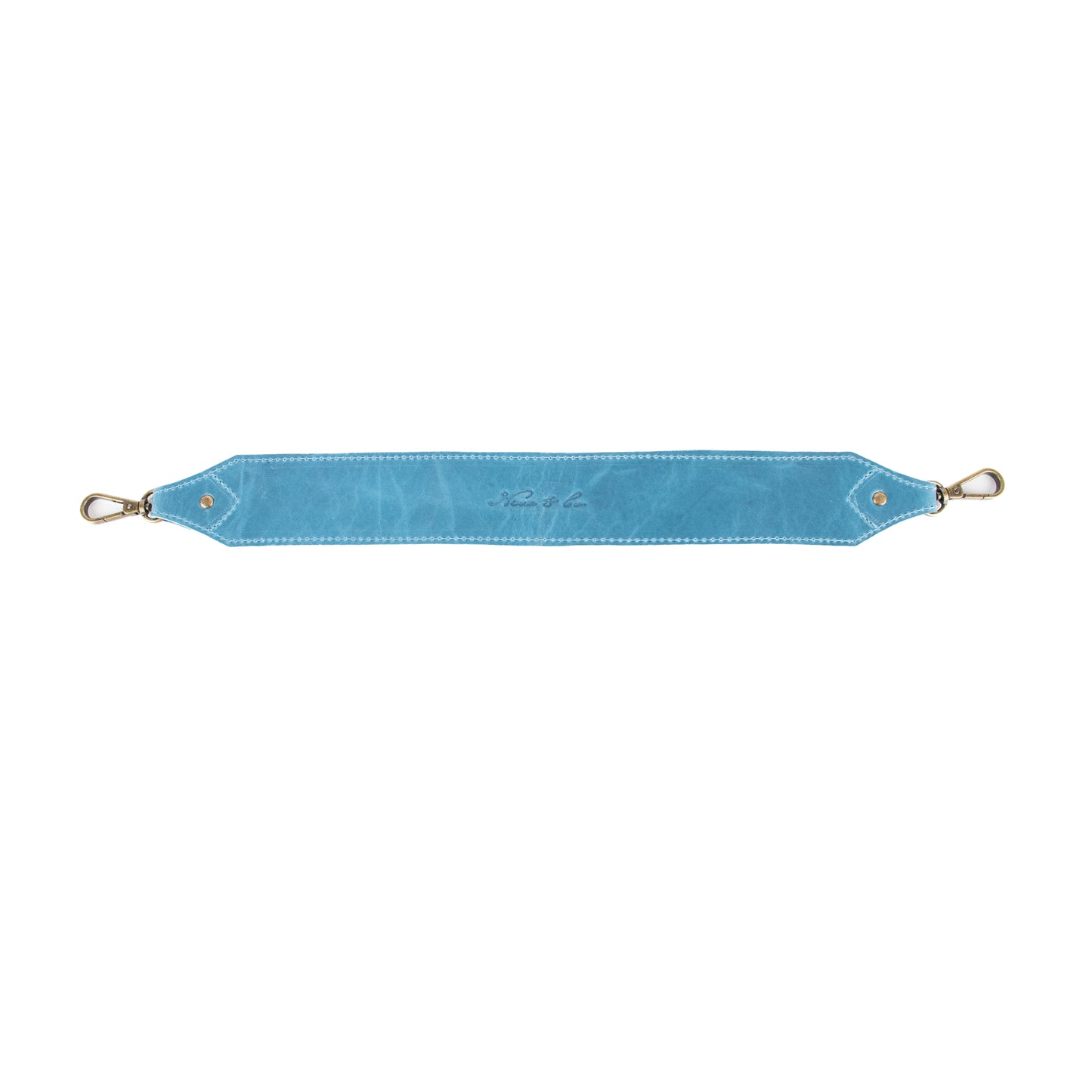 SMALL BOHO FRINGE SADDLE BAG - OOAK HUIPIL - CERULEAN - NO. 17037