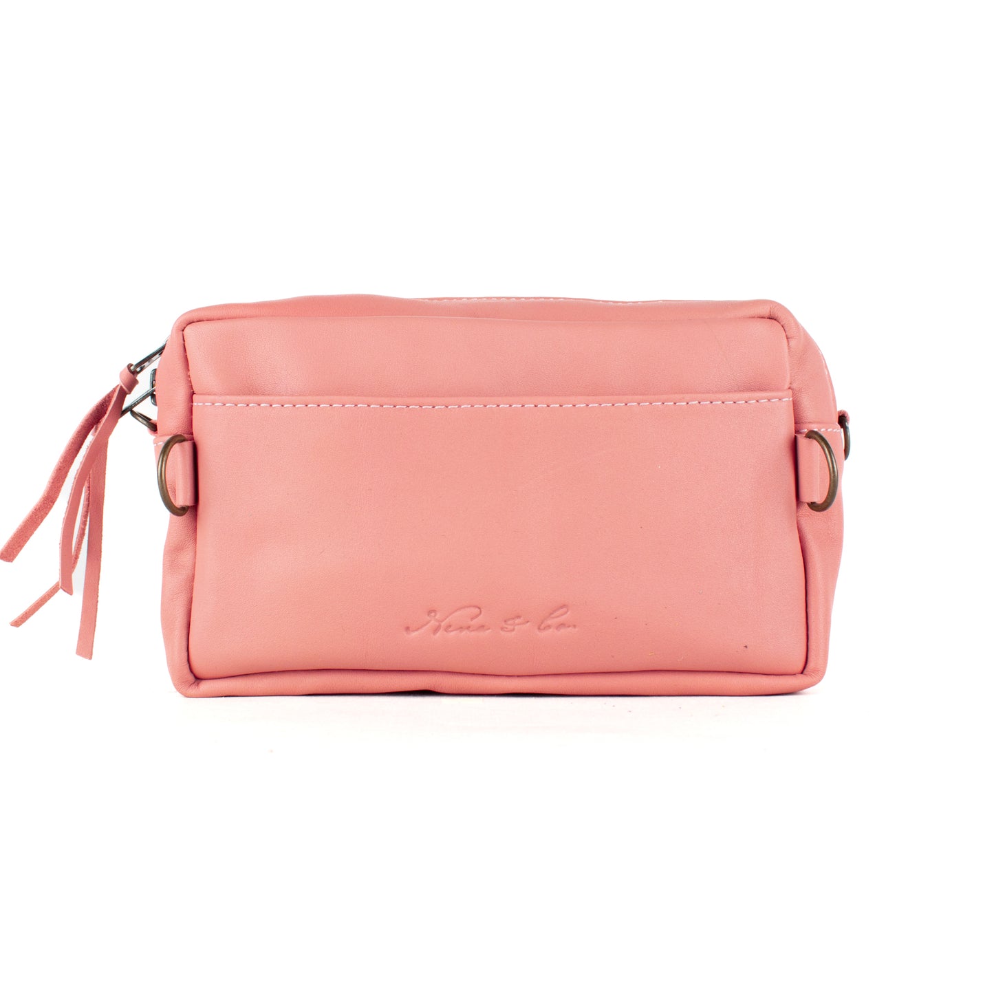H&S WANDER CROSSBODY SET - OOAK BEADED PANEL - BLUSH - NO. 17084