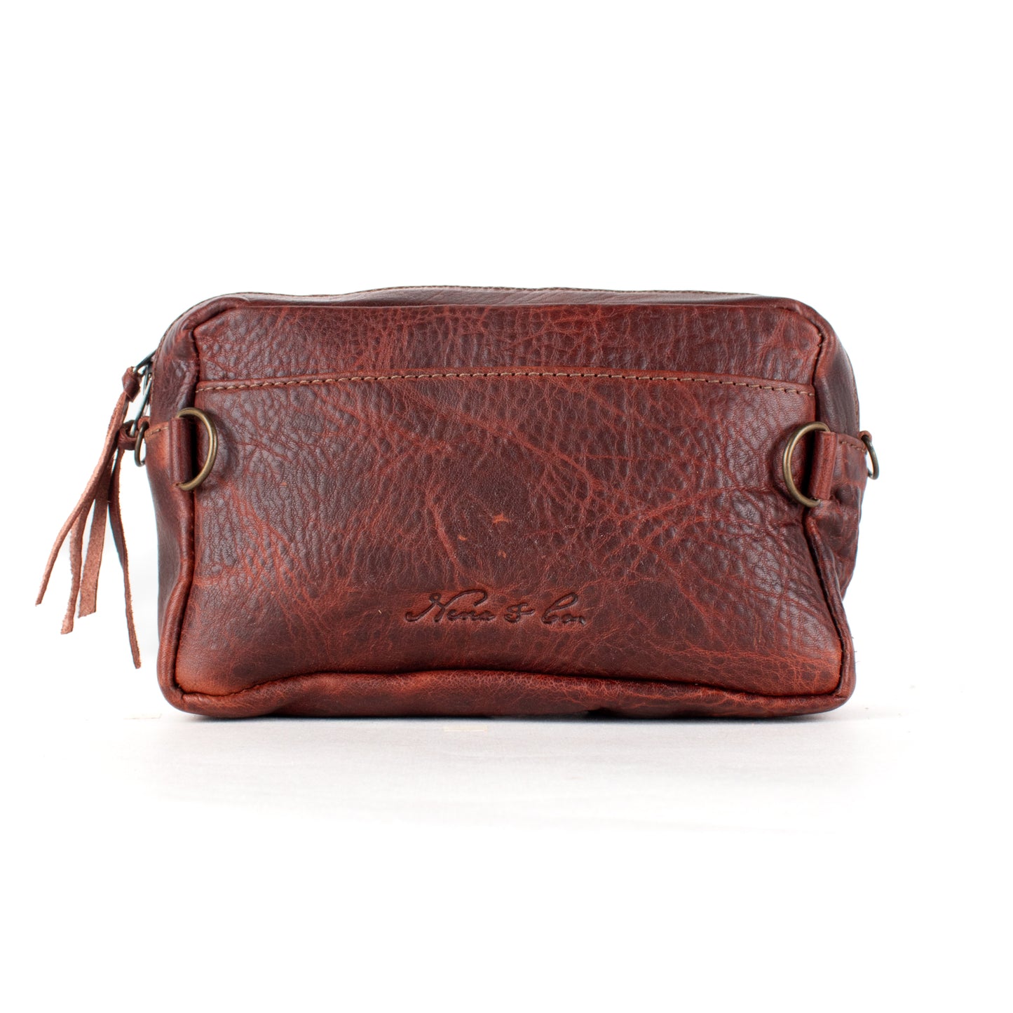 H&S WANDER CROSSBODY SET - OOAK BEADED PANEL - COPPER - NO. 17093