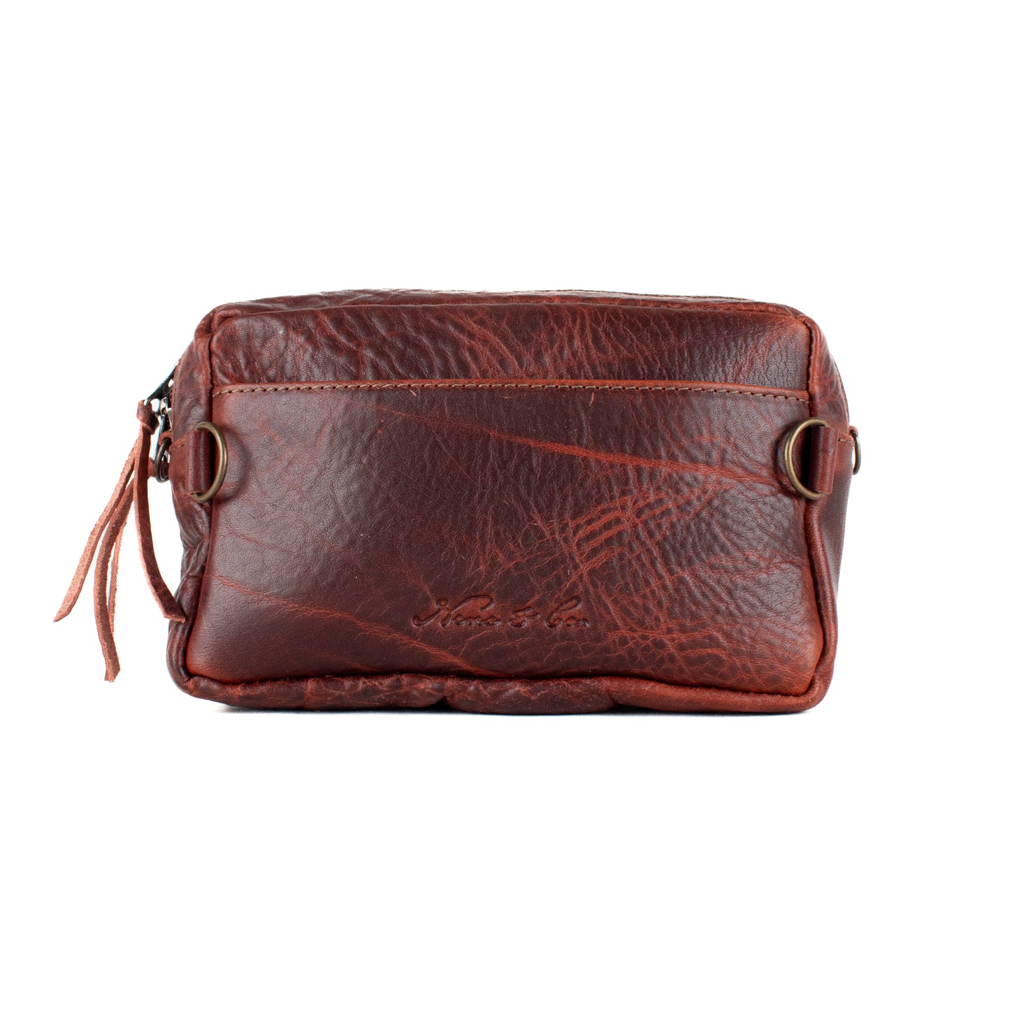 H&S WANDER CROSSBODY SET - OOAK BEADED PANEL - COPPER - NO. 17112