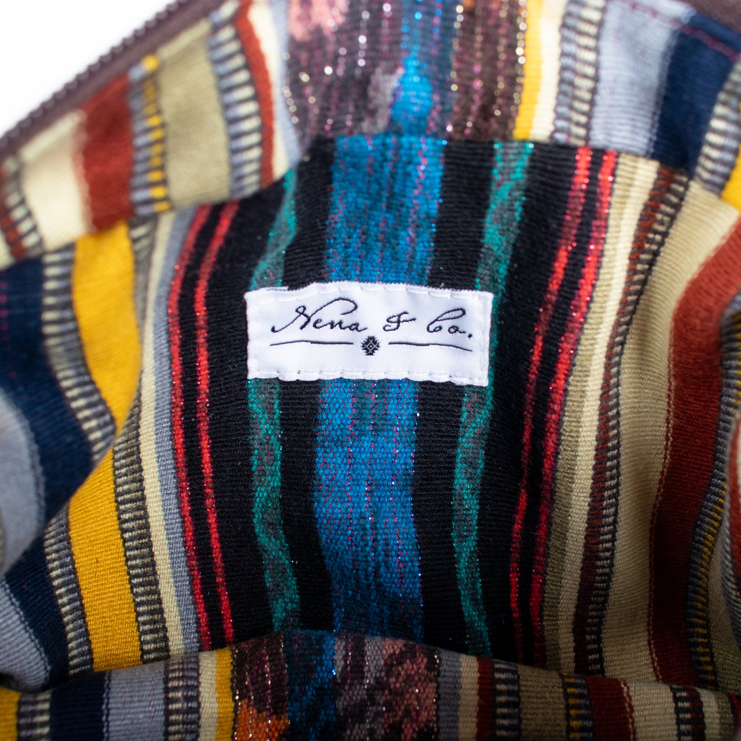 H&S WANDER CROSSBODY SET - OOAK BEADED PANEL - AMARANTH - NO. 17116