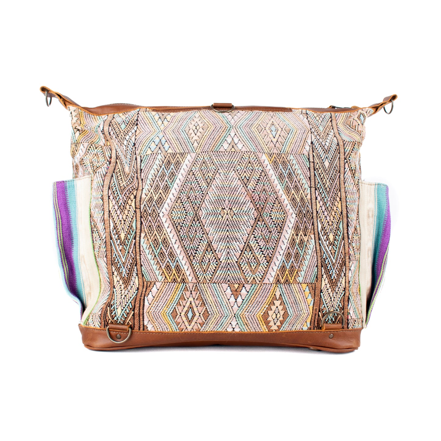 BEATRIZ CDB + DIAMANTE STRAP - OOAK HUIPIL - CAFE - NO. 17147