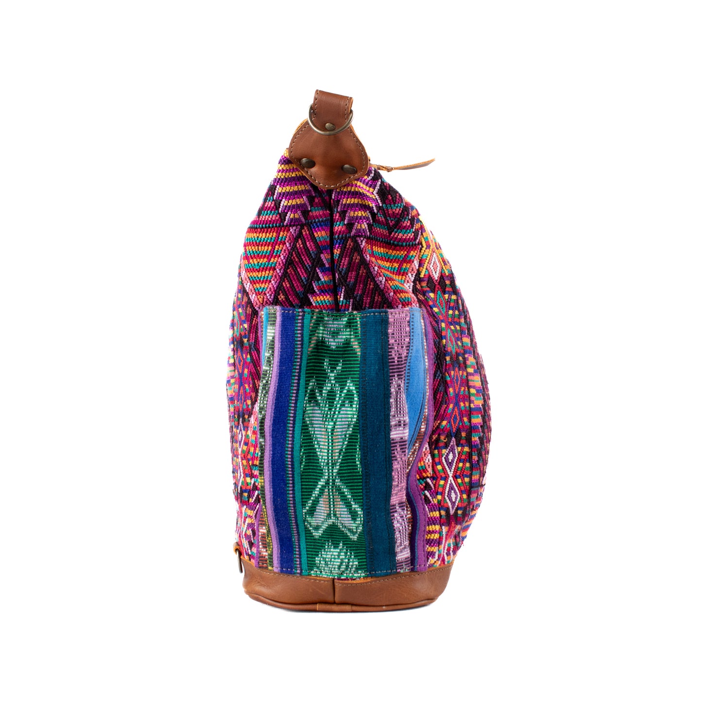 BEATRIZ CDB + DIAMANTE STRAP - OOAK HUIPIL - CAFE - NO. 17162