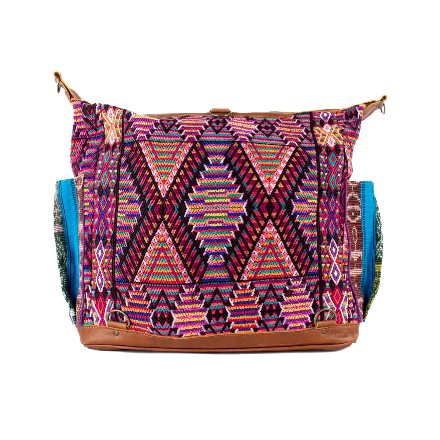 BEATRIZ CDB + DIAMANTE STRAP - OOAK HUIPIL - CAFE - NO. 17162