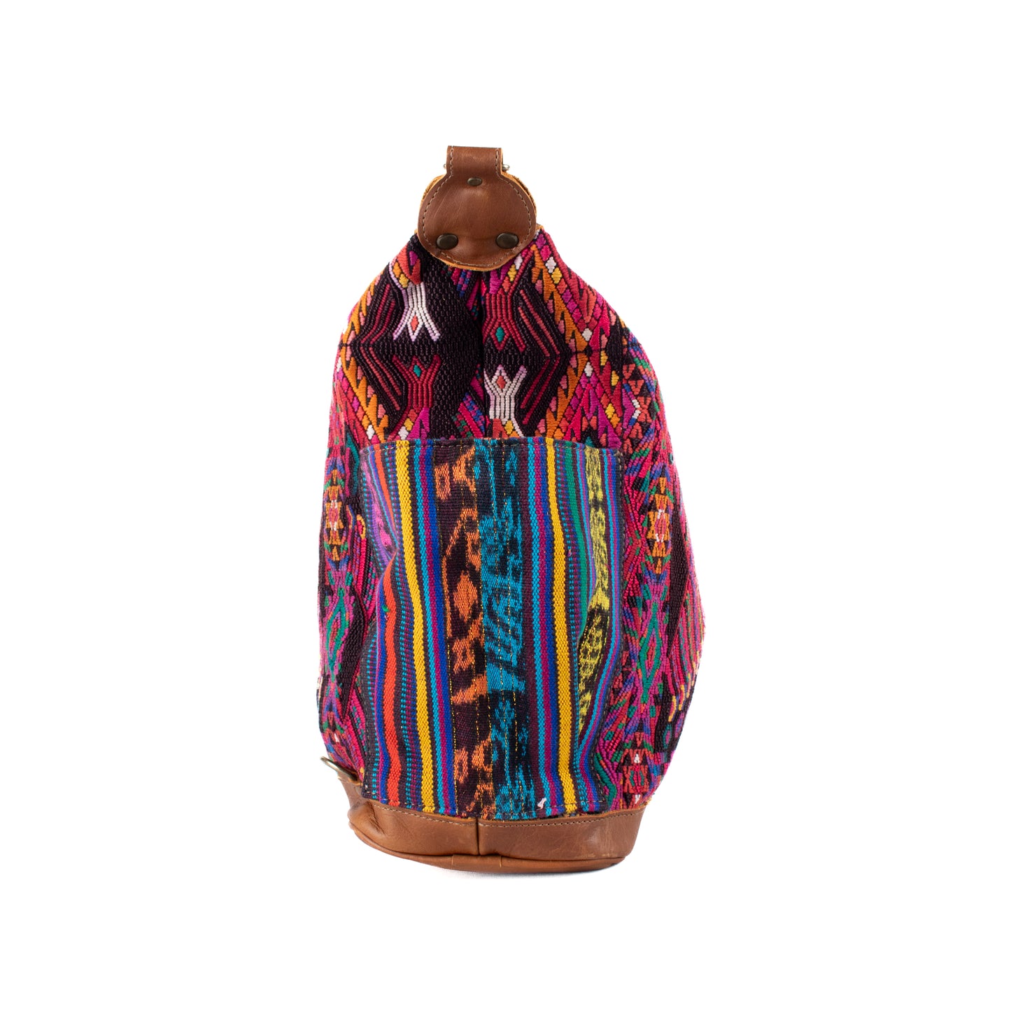 BEATRIZ CDB + DIAMANTE STRAP - OOAK HUIPIL - CAFE - NO. 17166