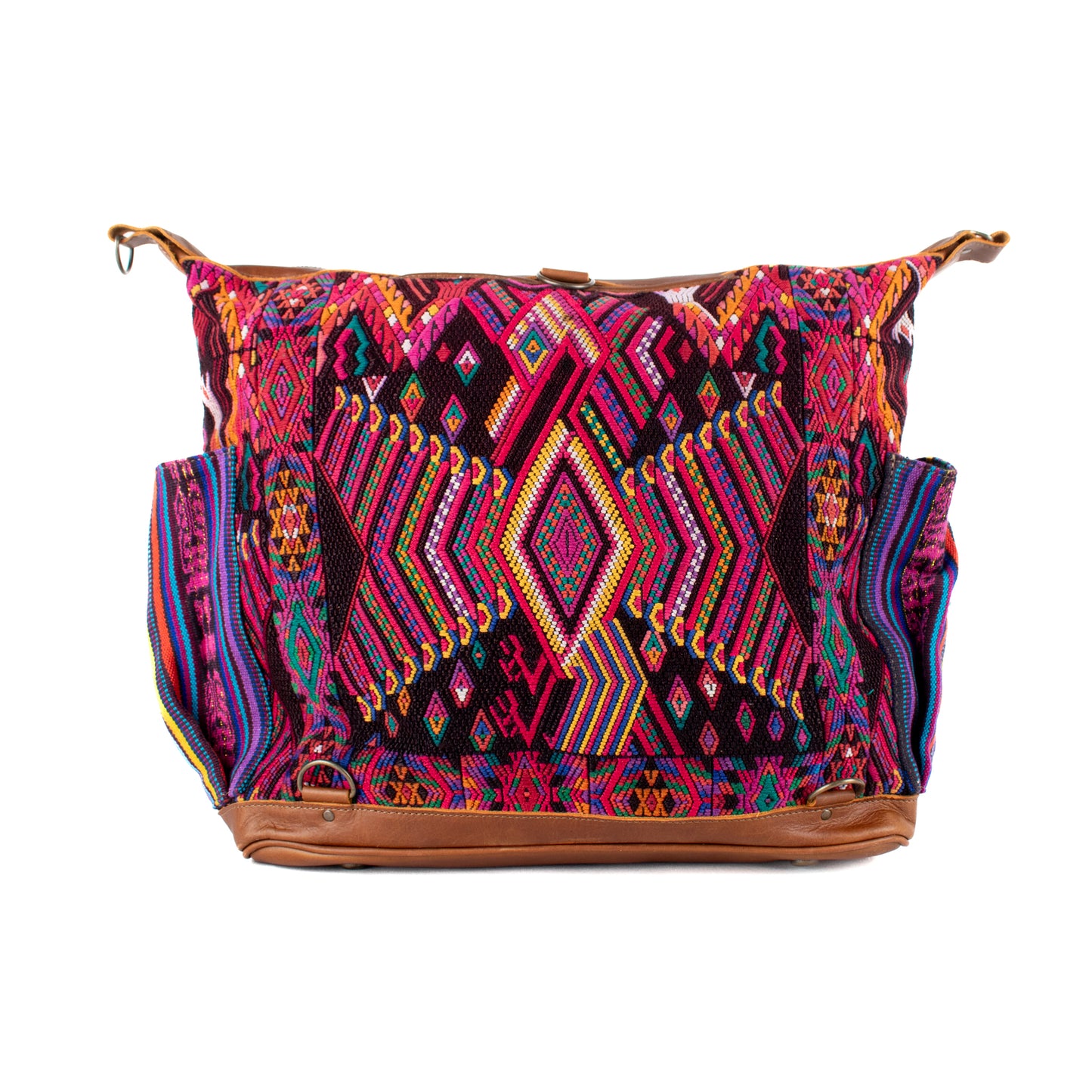 BEATRIZ CDB + DIAMANTE STRAP - OOAK HUIPIL - CAFE - NO. 17166