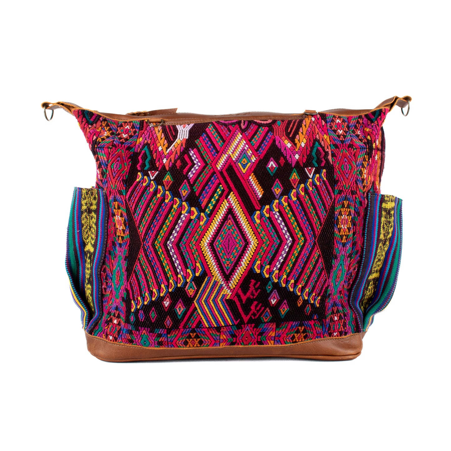 BEATRIZ CDB + DIAMANTE STRAP - OOAK HUIPIL - CAFE - NO. 17166