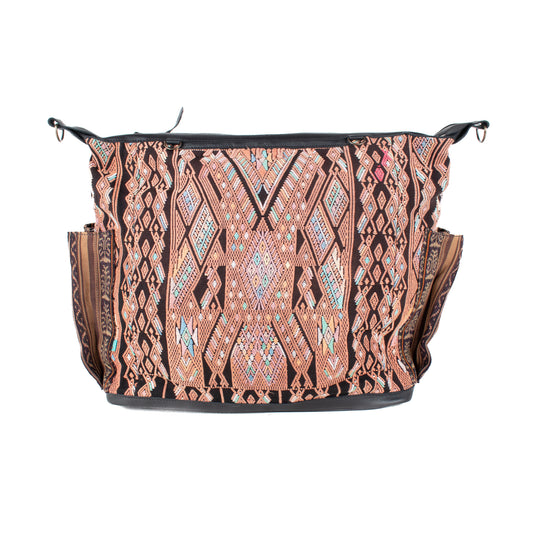 BEATRIZ CDB + DIAMANTE STRAP - OOAK HUIPIL - BLACK - NO. 17196