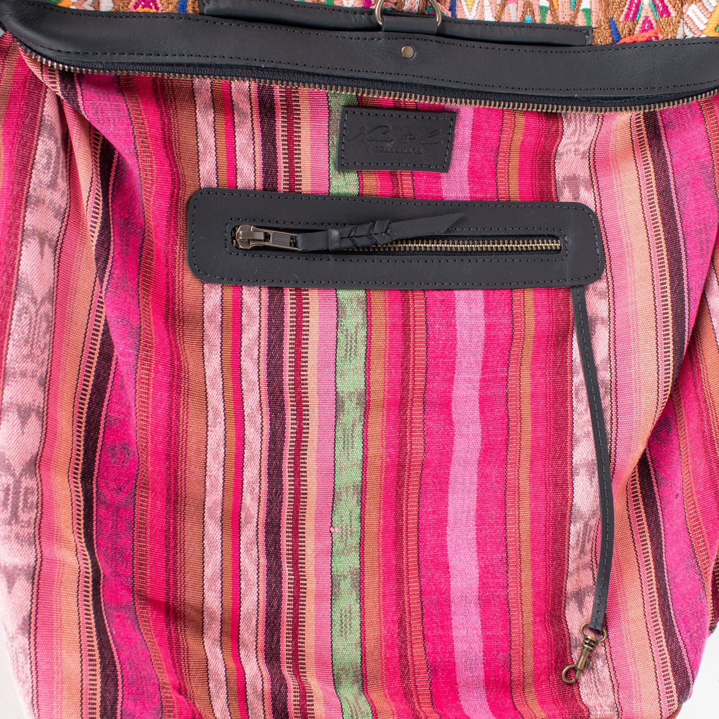BEATRIZ CDB + DIAMANTE STRAP - OOAK HUIPIL - BLACK - NO. 17197