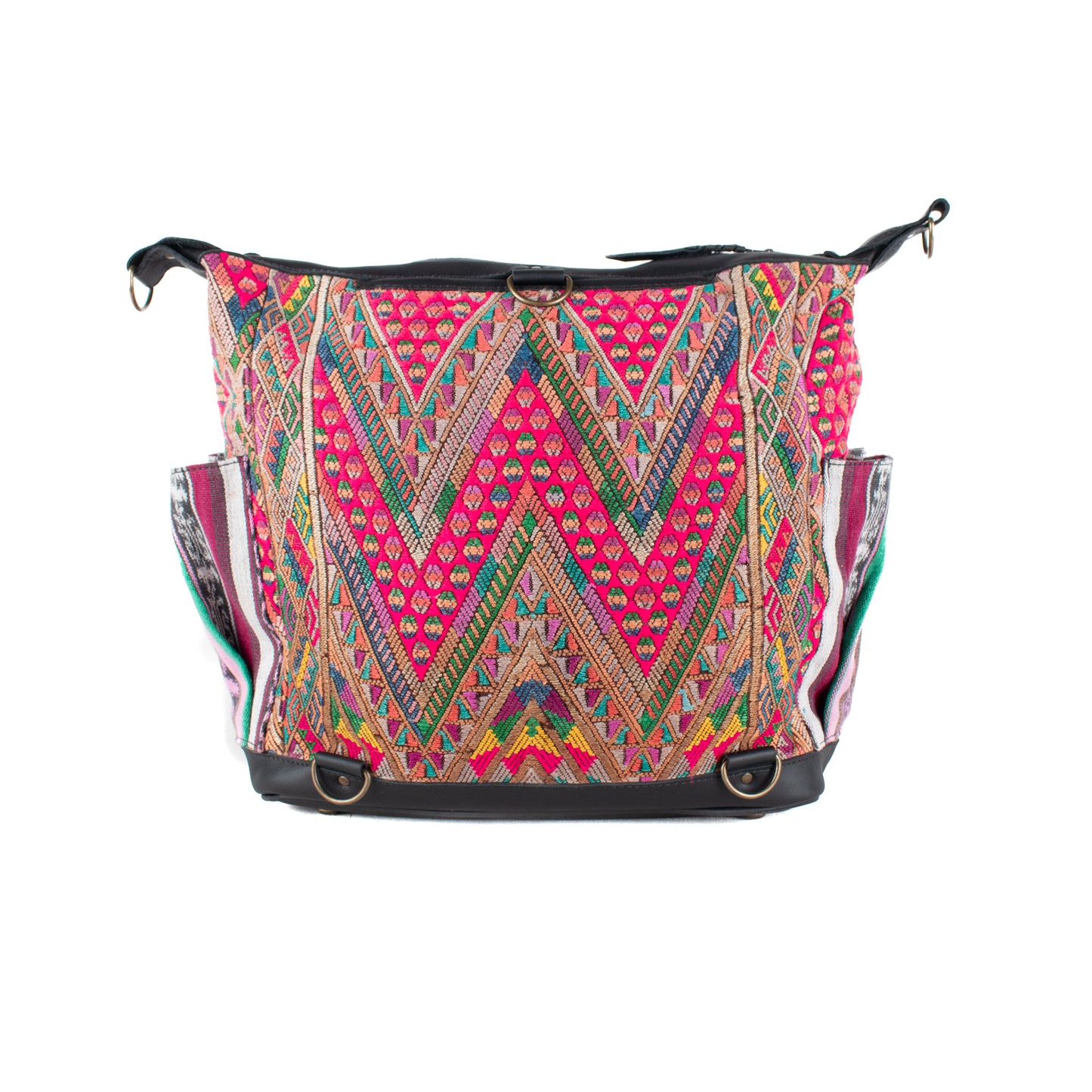 BEATRIZ MCDB + DIAMANTE STRAP - OOAK HUIPIL - BLACK - NO. 17204