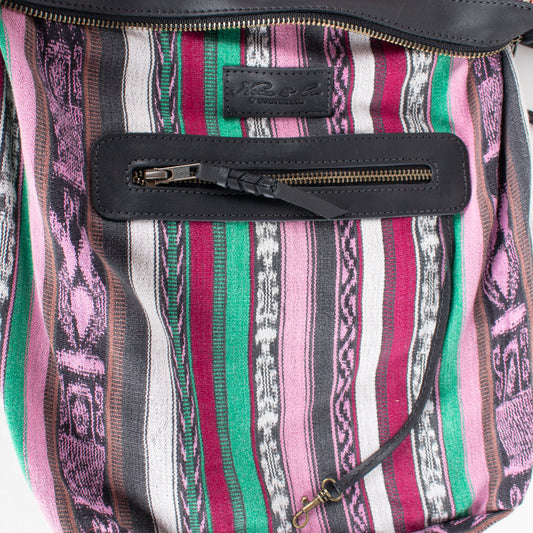 BEATRIZ MCDB + DIAMANTE STRAP - OOAK HUIPIL - BLACK - NO. 17204