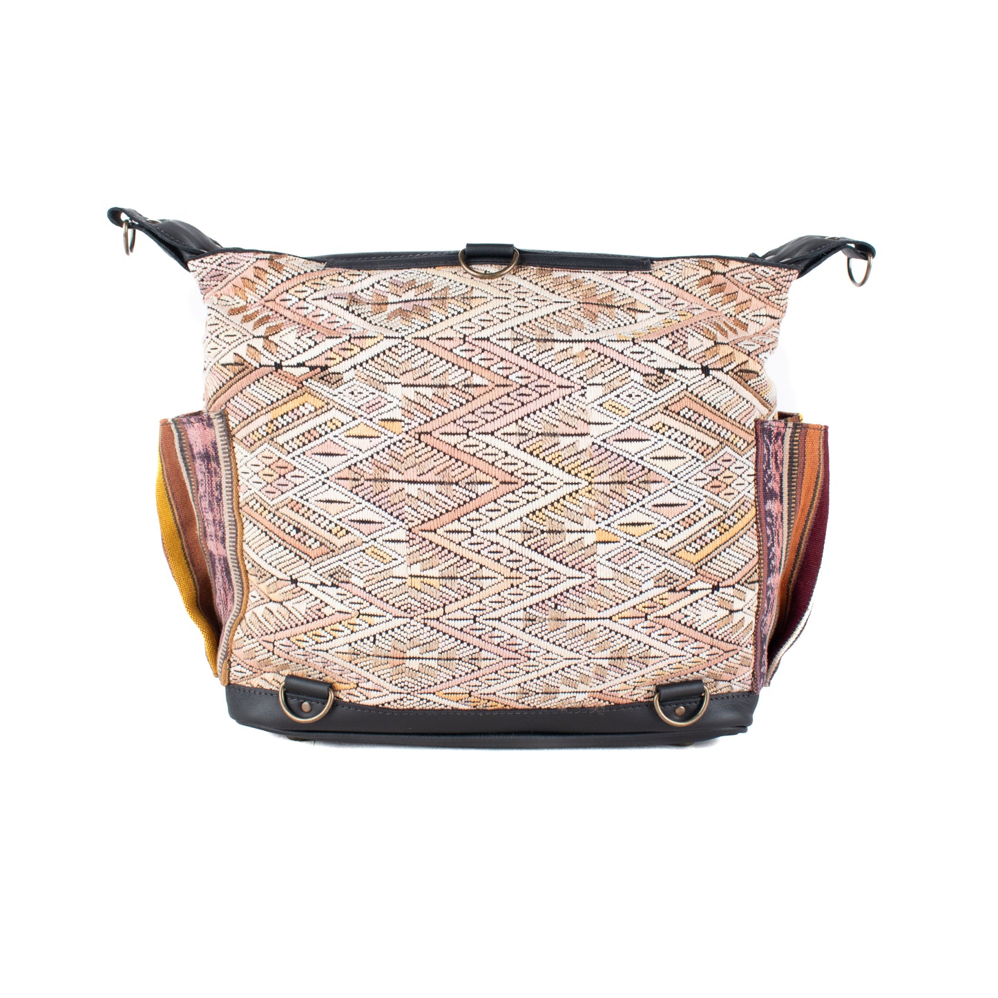 BEATRIZ MCDB + DIAMANTE STRAP - OOAK HUIPIL - BLACK - NO. 17205