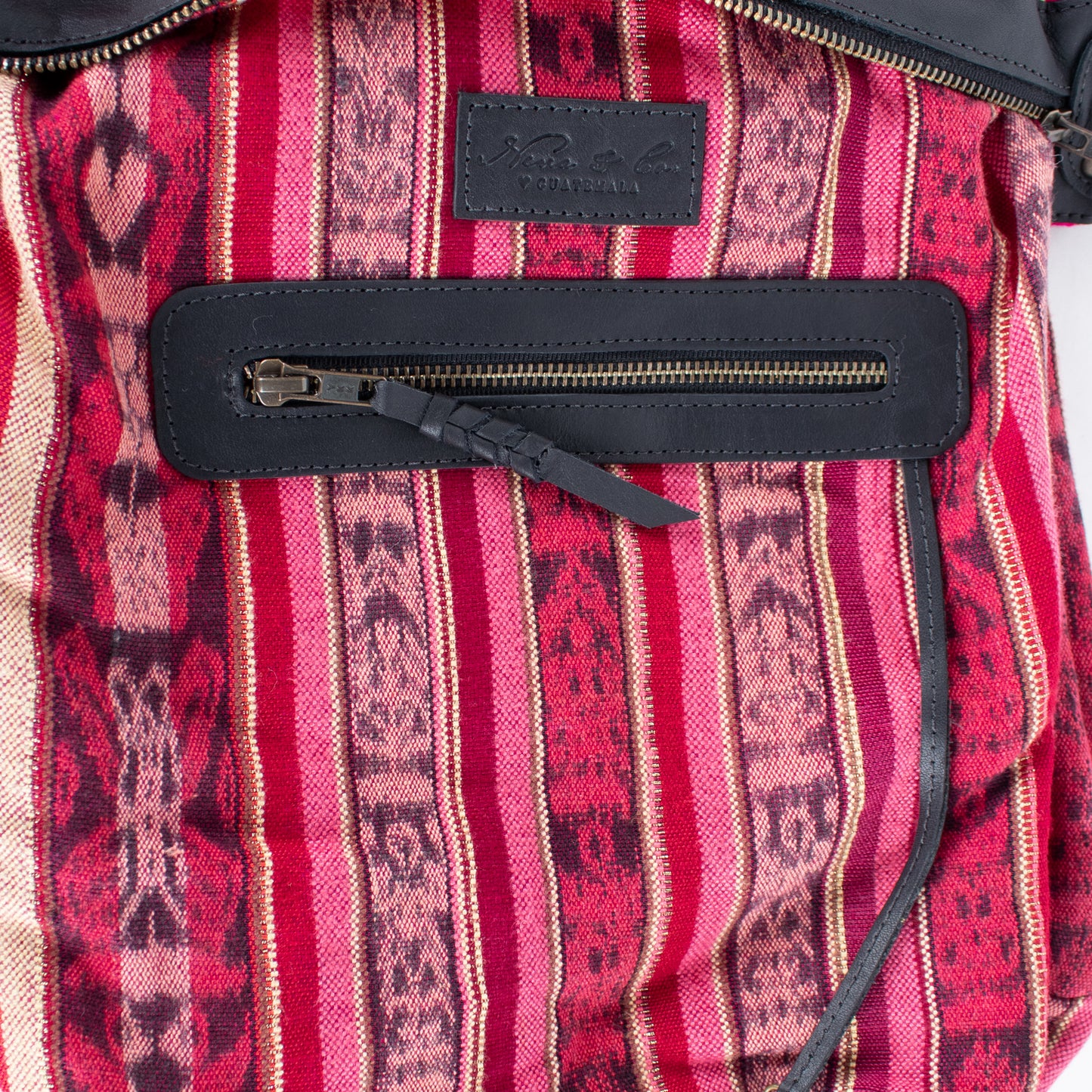BEATRIZ MCDB + DIAMANTE STRAP - OOAK HUIPIL - BLACK - NO. 17209