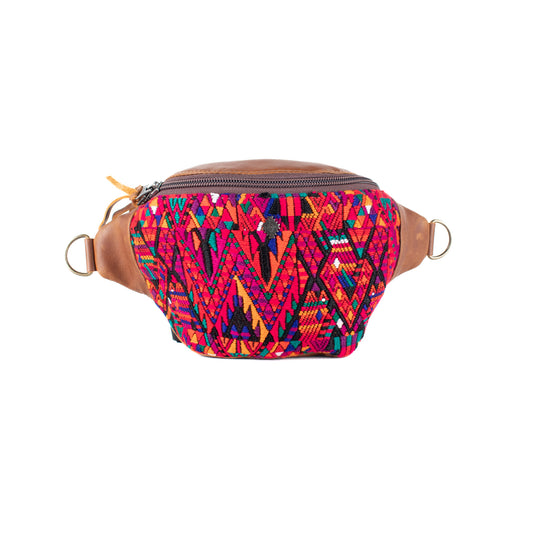 FANCY POUCH - OOAK HUIPIL - CAFE - NO. 17214