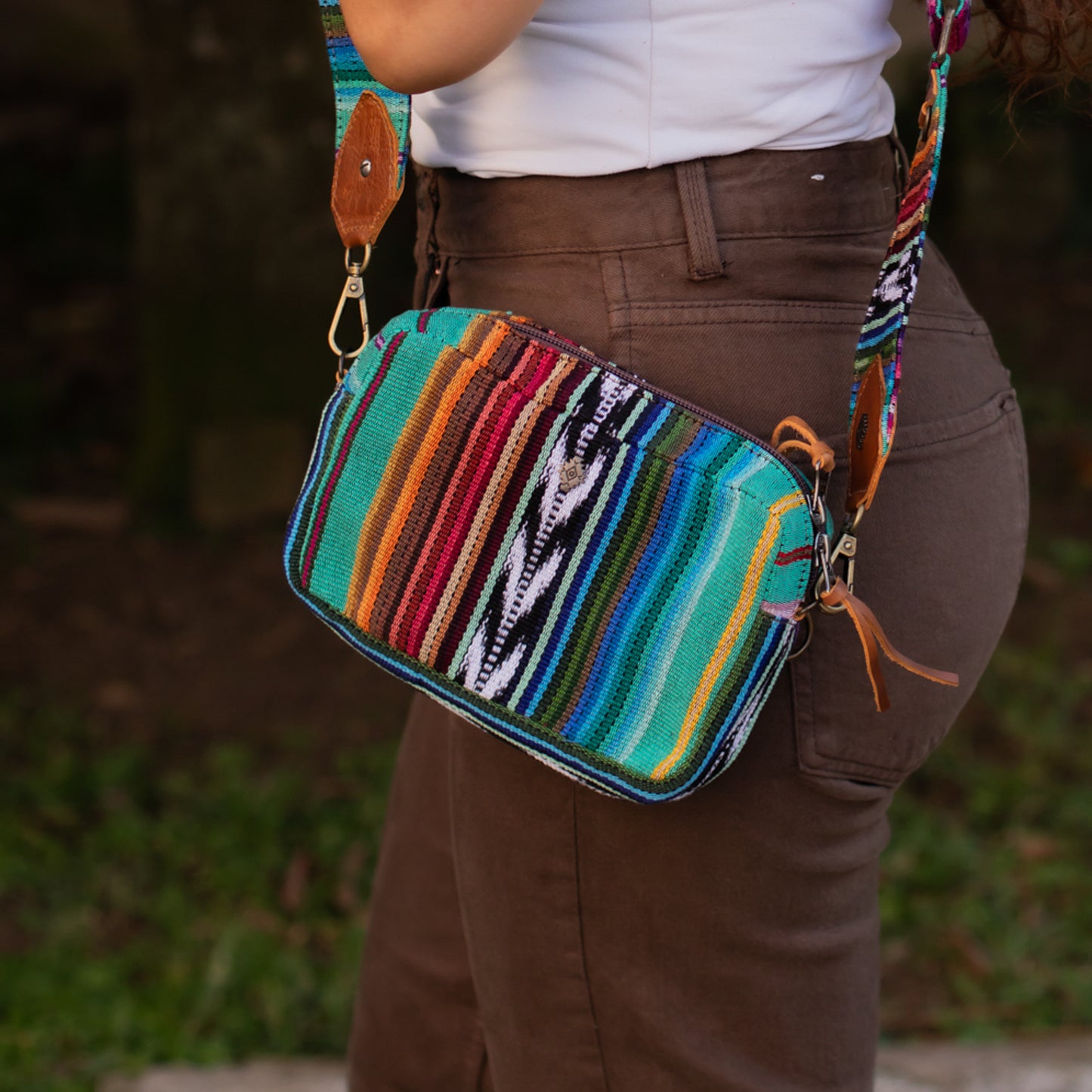 WANDER CROSSBODY + WIDE ADJUSTABLE STRAP SET - BAJA - CAFE