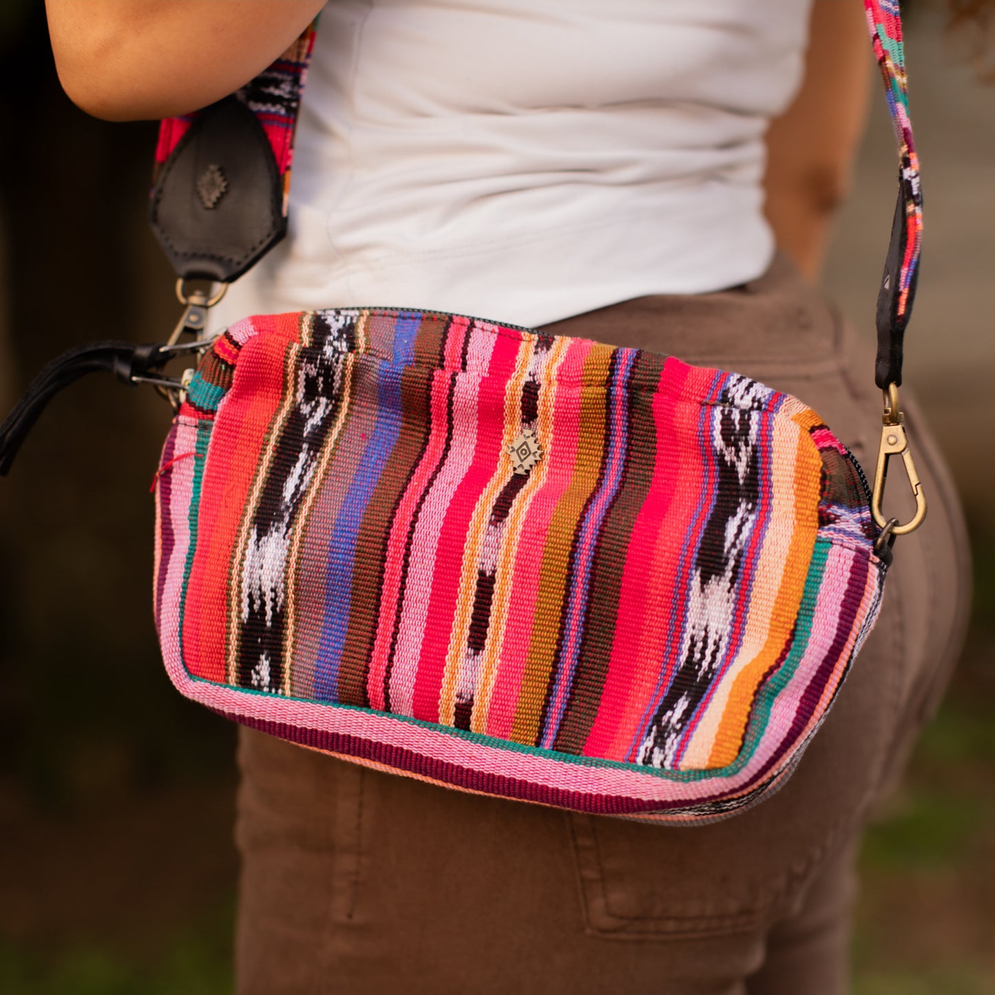 WANDER CROSSBODY + WIDE ADJUSTABLE STRAP SET - JAVANA - BLACK